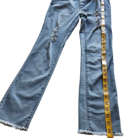 Buzz Jeans Distressed Skinny Leg Juniors Size 13/14 - Picture 7 of 9